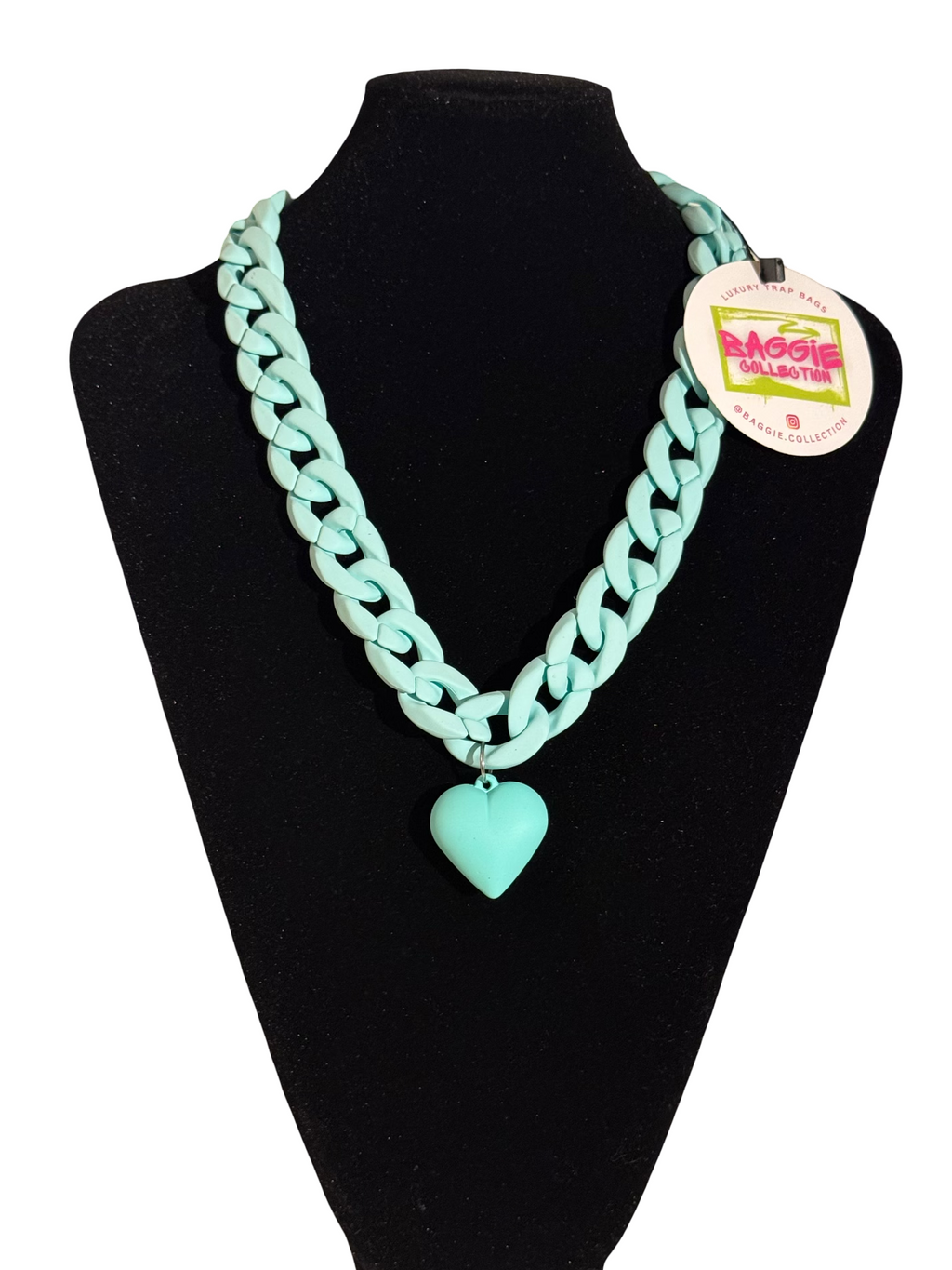 Collana Love Chain Verde Mint