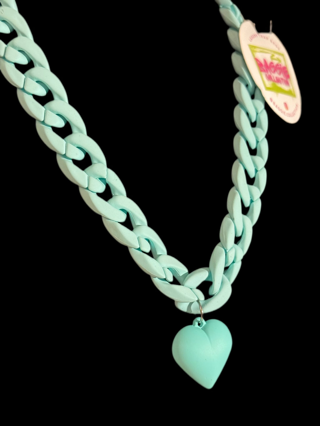 Collana Love Chain Verde Mint