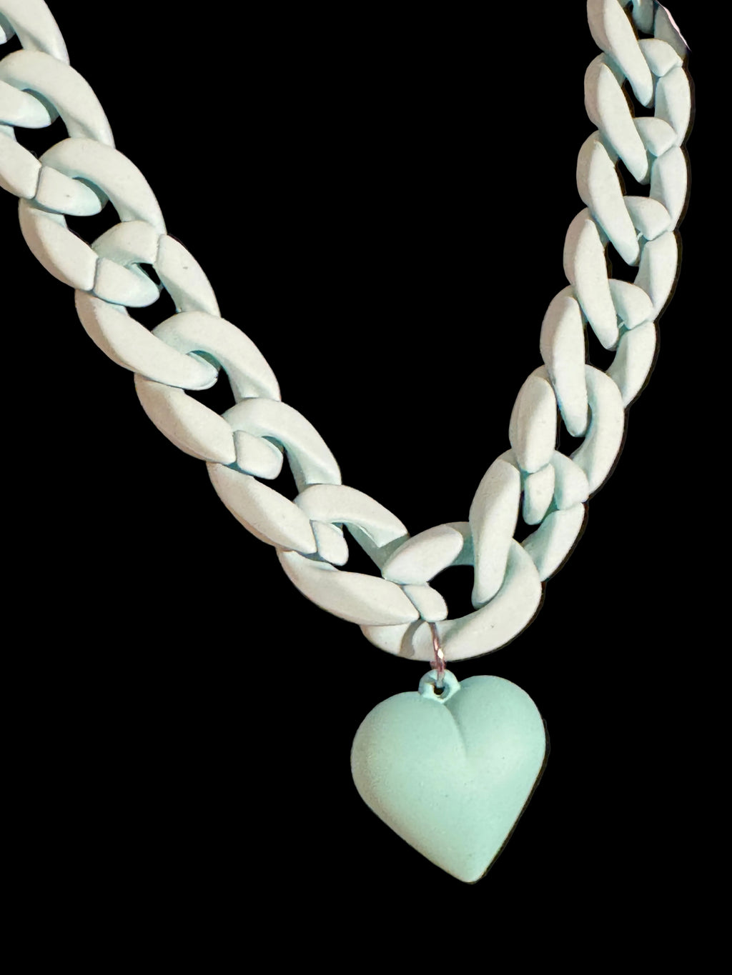 Collana Love Chain Verde Mint