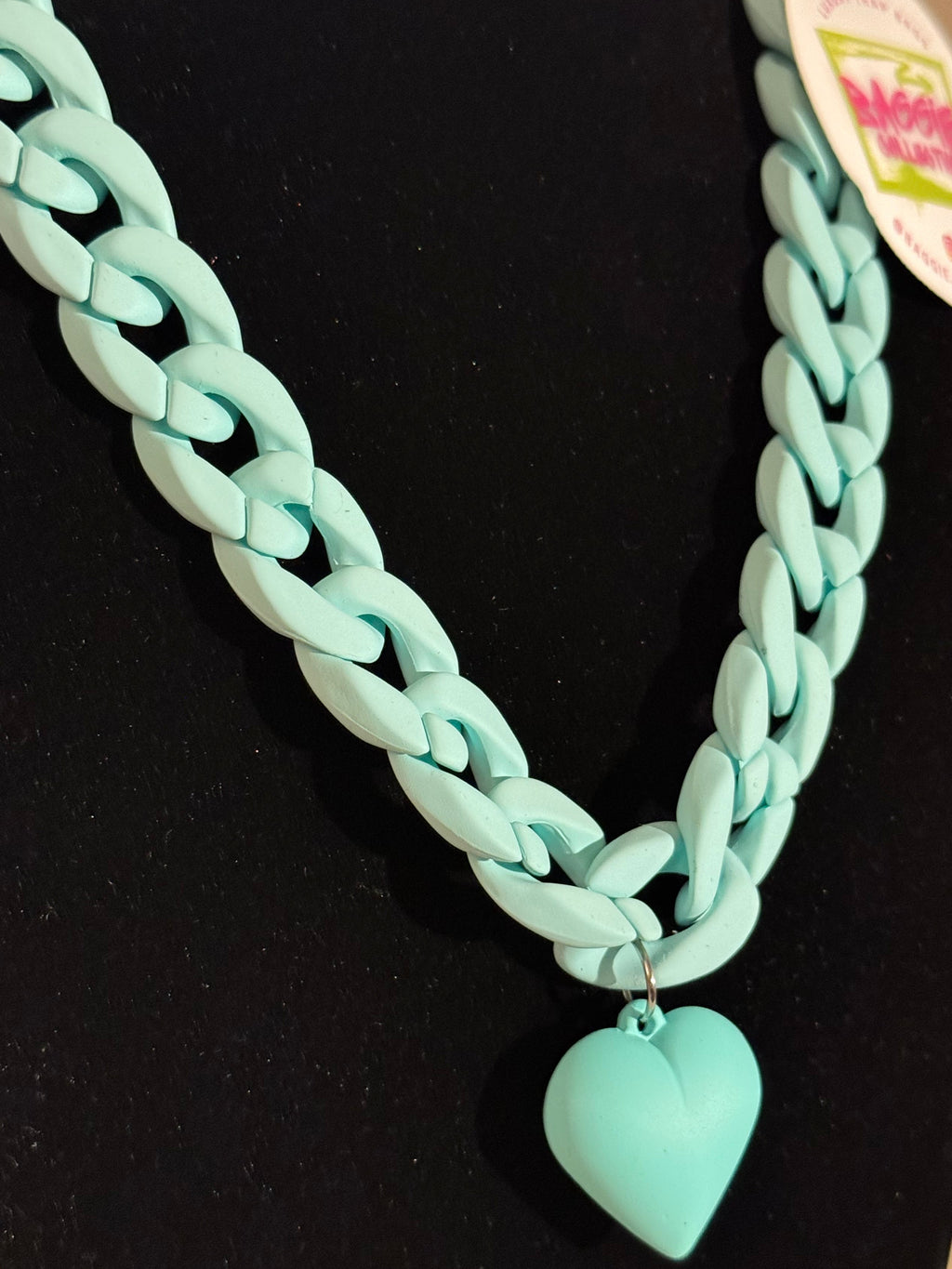 Collana Love Chain Verde Mint